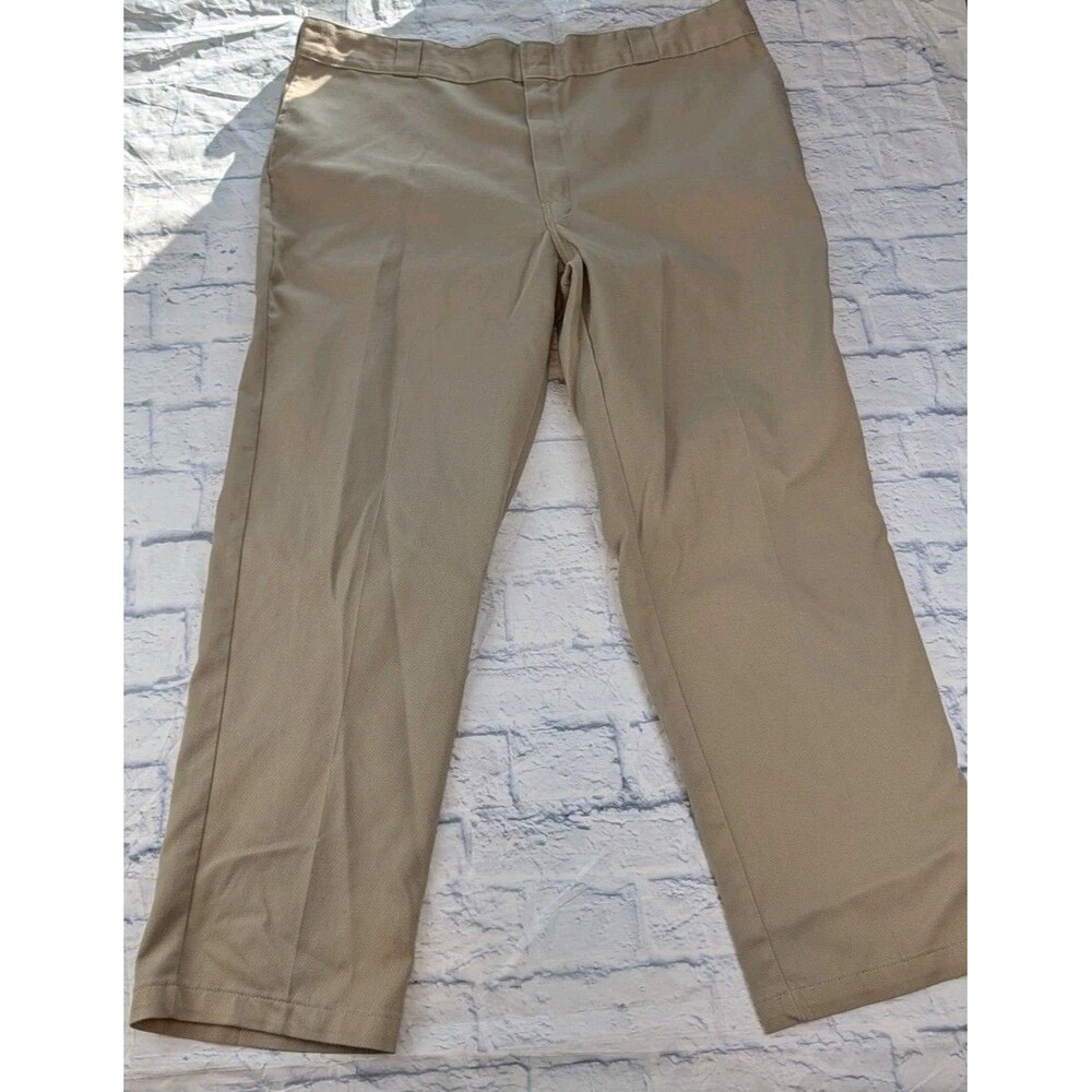 Dickies 874Flex Pants Mens 44X32 Khaki Chino Flex Original Fit Workwear Mechanic